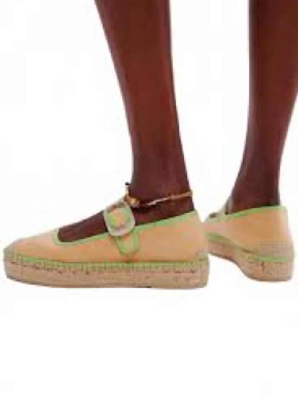 Free People Surfside Mary Jane Espadrilles Canvas  Platform Size 38 NWOB